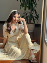 Irene Chikankari & Mirror work Anarkali (set of 3)